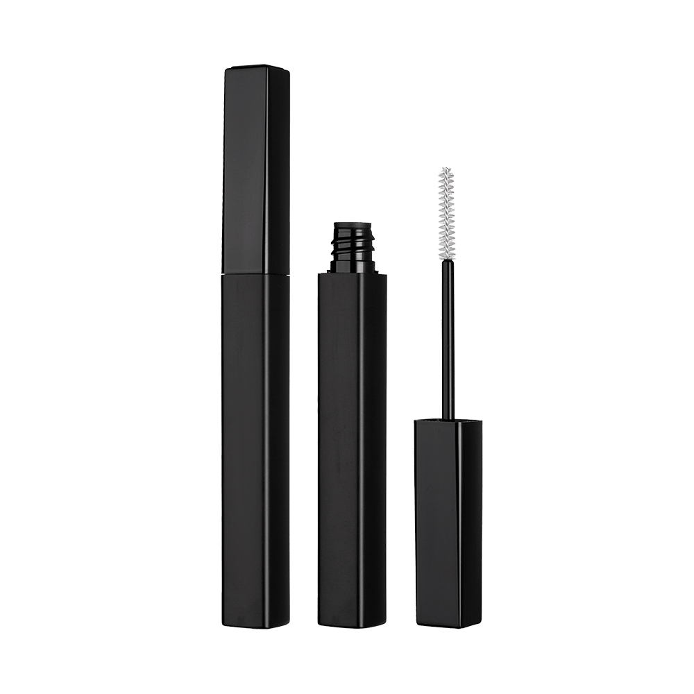 4,5 ml vierkante matzwarte kleine dunne tube aluminium mascara tube HM1256